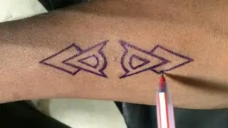How To Make Unique Tribal Tattoo | Tattoo Ideas| Temporary Tattoo