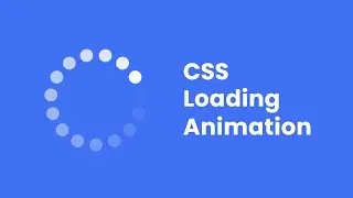 Loading Animation HTML CSS | CSS loading animation