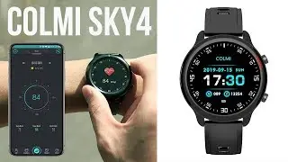 COLMI SKY4  - БЮДЖЕТНЫЕ СМАРТ ЧАСЫ С ТОНОМЕТРОМ И ЭКГ с Алиэкспресс + КОНКУРС!