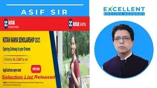 Kotak Kanya Scholarship 2023 Selection list Released by Asif Sir