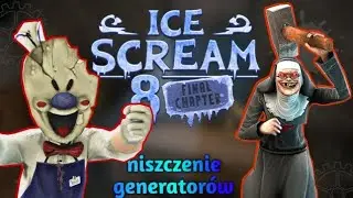 🍦Zniszczyłem generatory! (+ kilka błędów gry) // Ice Scream 8 #2 🍦