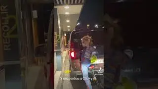 Cuando te encuentras a Chucky en McDonald’s 😱 #shorts #halloween #chucky #mcdonalds #tiktok #viral
