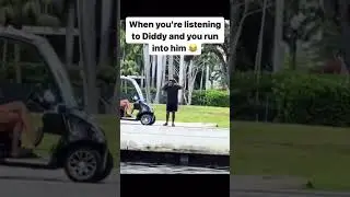 Fans run into #Diddy while playing his music.