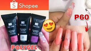 TRYING NEE JOLIE POLYGELS FROM SHOPEE