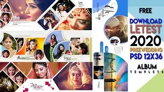 2020 BEST PRE WEDDING 12x36 PSD PART 2 | 12x36 Pre Wedding Album PSD | Templates For FREE Download