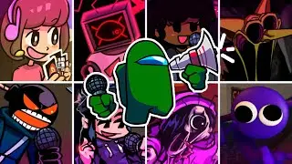 SUSSUS TOOGUS but Every Turn a Different Character Sings 🎤 ( FNF SUSSUS TOOGUS ) 💜