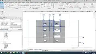 2 урок Revit 2022 как сделать чтобы оси было видно на всех этажах, 3D оси
