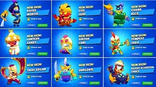 Brawl Stars All Sands of Time Skins!! 🏜️