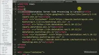 DataTables   Server side Processing in Laravel using Yajra