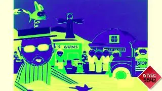 South Park Intro (Season 1) in NavyDarkGreenChorded