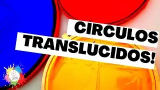 Círculos translúcidos para Caixa de Luz!! Reggio Emilia!💡🎨