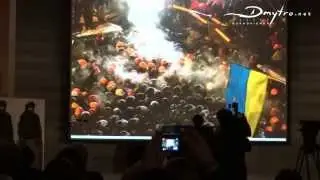 Dmytro Sukhovienko at The European Parliament - Euromaidan