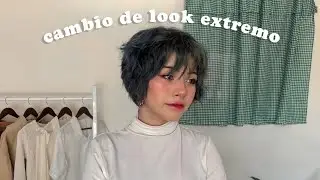 dándome un cambio de look extremo (cc español) me corto el cabello + crisis de identidad
