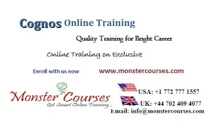 Cognos Online Training| Cognos Video Tutorial| Cognos BI 10.2 Online Training