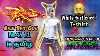 🥰White turtleneck T-shirt || 💥New Evo Gun M4A1 || next Incubator dress & Gun🔥