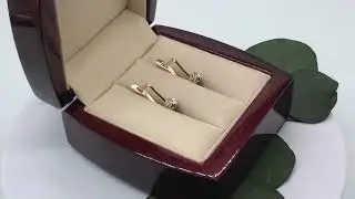 Золотые серьги с бриллиантами.Царицыно.Арт. аб001245