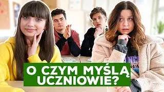 O czym MYŚLĄ uczniowie w SZKOLE⁉️ 💬 [ft. VIKI GABOR, True Beauty]
