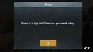 Network Error Login Failed Please Check Your Network Setting Solution | Pubg Kr Network Problem Fix