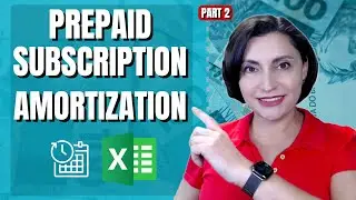 How to Prepare Amortization Schedule in Excel for Prepaid Expenses (Part 2)