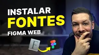 Como Instalar Fontes no Figma Online - OFICIAL DO FIGMA e sem Plugins.