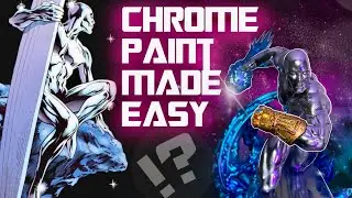 Painting the Silver Surfer / How to Paint Chrome Models | Groundeffected.com