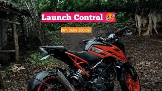 Launch Control of KTM Duke 200 bs7 2024 || Ktm duke 200 Raw Power ⚡||Ye To Bawal Chij hai 🥵 || #ktm