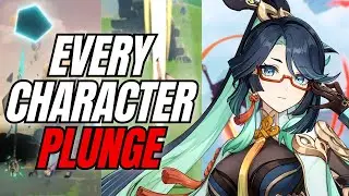I made (almost) every character plunge with Xianyun | Genshin Impact