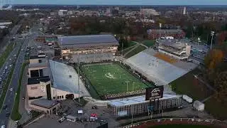 2023 Western Michigan Broncos Football vs Central Michigan Kalamazoo Pre-Game Aerial Views