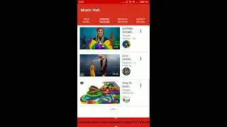 Android App I'm developing - Music Hub