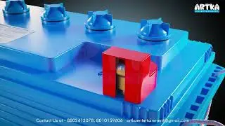 Battery 3d Animation