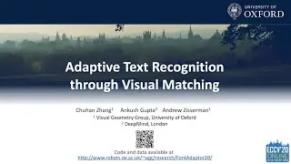 Adaptive Text Recognition through Visual Matching - ECCV 2020