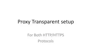 Setup your proxy as transparent for both HTTP/HTTPS protocols