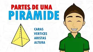 PARTS OF A PYRAMID Super easy - Face, edge, vertex, cusp, edge