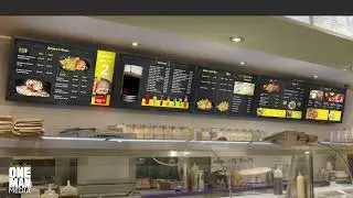 Robbie Resturant Digital Menu Board Animation #digitalmenuboard