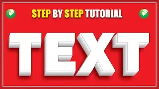 3D Text Effect in Corel Draw Tutorial / Tips and Tricks / Graphic Design Ideas / CorelwaliSarkar