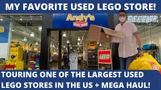 Visiting the LARGEST and BEST used/rare LEGO store in the US! Tour + $900 Haul!