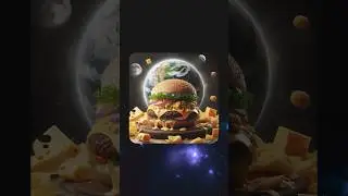 Не садись работать с нейронкой, когда голодный 🍔 Фото генерило  приложение Bing 👀