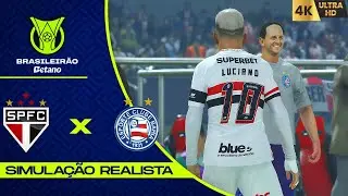 SAO PAULO X BAHIA | BRAZILIAN CHAMPIONSHIP 2025 | GOGOSZ PATCH 4K60FPS | PES 2021 | ROUND 30.