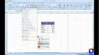Excel - Format Cells Font and Borders