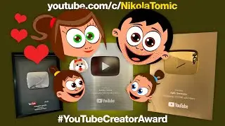Unboxing Silver YouTube Award for Nikola Tomic Channel | Merry Xmas & Happy New Year (2023)