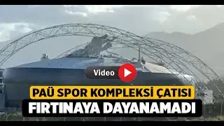 Pamukkale Üniversitesi'nin Çatısı Fırtınaya Yenildi - Denizli Haberleri - HABERDENİZLİ.COM