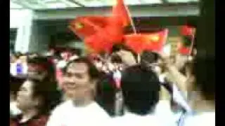 看奥运圣火南京鼓楼传递之行