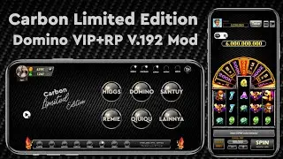 Domino VIP+RP V.192 • Carbon Limited Edition Mod Apk | Cocok Banget Buat Maen Sedekahan Wajib Comot