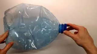 Cómo enderezar una botella de plástico de 6 litros – DIY / 