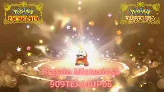 Pokémon Escarlata y Purpura!! Nuevo Regalo Misterioso " Fuecoco de Roy`s"
