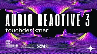 Audio Reactive in Touchdesigner SOP Instancing Cloner to Create Wave Patterns with Glitchcore Colors