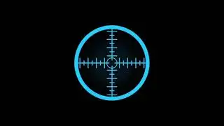 Target HUD Hologram Effect Black Screen Overlay Vfx