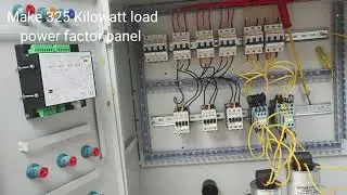 Make 325 kilowatt load Power Factor Panel. 3  Phase PF Controller. NAAC - 3P- 08