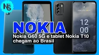 Nokia G60 5G e Nokia T10  | Smartphone Intermediário com 5G e Tablet com 3 anos de Atualizações.