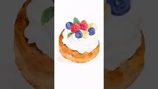 How easy is digital watercolor? #shorts #procreateart